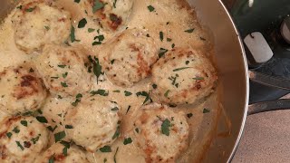 Turkey Meatballs In Garlic Parmesan Sauce Recipe