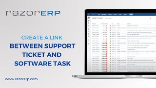 Create a Link between Support Ticket and Software Task