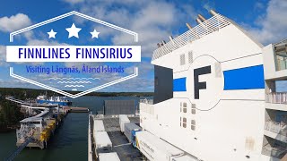 Finnlinesin Finnsirius pysähtyy Långnäsissä (4K Timelapse)