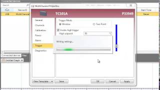 Trigger Settings - MadgeTech 4 Data Logger Software