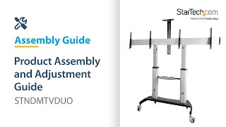 STNDMTVDUO | Product Assembly and Adjustment Guide | StarTech.com