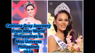 Catriona Gray's performances from Miss World Philippines 2016 to Miss Universe Philippines 2018