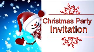 Christmas Theme Kitty Party Invitation | Kitty Invitation for Christmas |Christmas Party Invitation