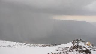 Tormenta en el Damavand (Iran)