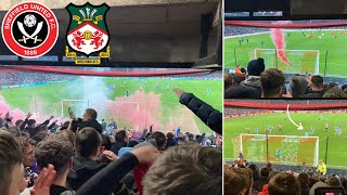 SHEFFIELD UTD v WREXHAM AFC *VLOG* | 3-1 | PYROS & 5,000 WREXHAM FANS MAKE INCREDIBLE NOISE!