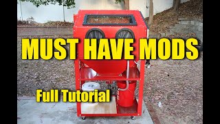 SAND BLASTING CABINET MODS (Tutorial)