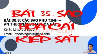 Bài 34. SAO HOA CÁI - KIẾP SÁT