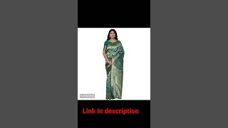 Banarasi Silk Blend Woven Design Sarees With Blouse Piece #shorts #viral #video