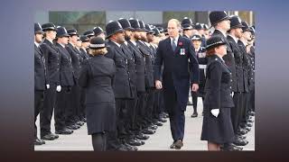 Duke of Cambridge at Met P olice pa ssing out parade