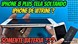 iPhone 8 Plus soltando tela | IPhone de vitrine ? Abrindo e Reparando passo a Passo