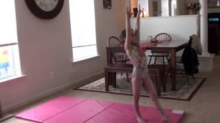 Annie the Gymnast Back Walkover