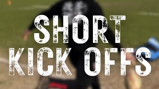 Short Kick Off Tutorial 🏉 #rugby #kicking #tutorial #kick #kickoff #dropkick #contestable #tips