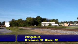 Railfanning in Clinton, SC  10-19-14