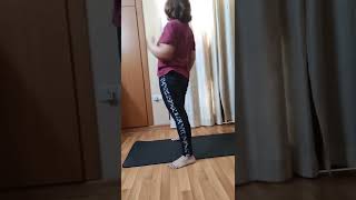 I tried bollywood dance workout by emi wong #shorts #calorieburning #emiwong #unboundedimprovement