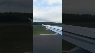 Lufthansa A319 Take off from Münster FMO Airport (D-AILB)