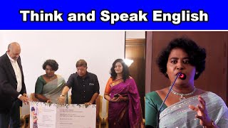 Think and speak English’ Senthil Nayaki Natarajan book launch