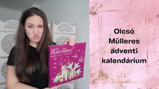 Olcsó Mülleres adventi kalendárium 2022