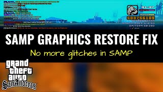 SAMP Graphics Restore Fix | How to Fix SAMP Graphics Bugs | SAMP Glitches Fix