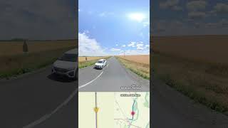 18.61km Făcăeni Driving in #Romania with #shorts