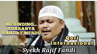 Syekh Rajif Fandi Qori Internasional Dari Aceh, menggema di Mesjid Jami al-ikhsan Sukasari