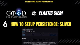 06 How To Setup Persistence with Sliver - Purple Team Cyber Range with NHA-GOAD And Elastic SIEM