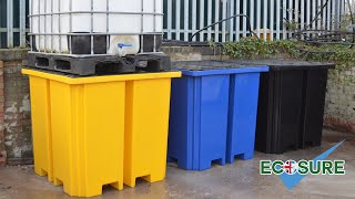 Ecosure Space Saving Single IBC Bund - UK MADE