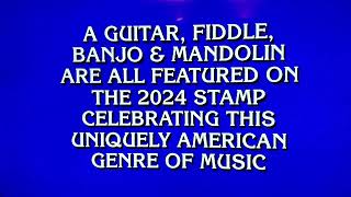 Jeopardy Bluegrass Stamp 2 28 24