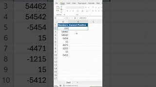 Make Number Negative   Convert Positive Number to Negative #quicktips #excelshorts #excel