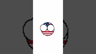 America turns into Quarter-bit #countryballs #animation #fypシ #shorts