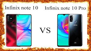 Infinix Not 10 Pro vs Infinix Note 10  specs comparison review