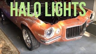 1971 Camaro SS/RS Build - Halo Lights!