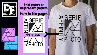 Tile Pages for larger prints,  Affinity Photo Tutorial