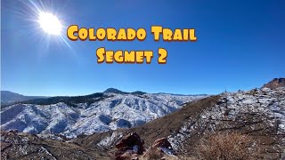 The Colorado Trail Segment 2|  Fall 2020