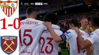 Sevilla VS West Ham 1-0 Extended Extended Highlights & All Goals 2022 || Munir El Haddadi