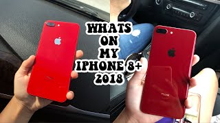 WHATS ON MY IPHONE 8 PLUS 2018 (casetify drop test)