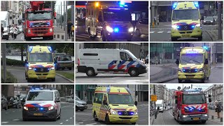 [PICU] Politie Brandweer en ambulances met spoed in Rotterdam