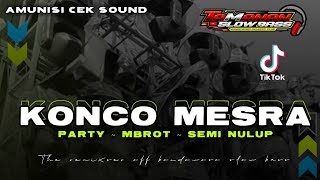 DJ NGUK NGUK SEMI PARTY MBEROT NULUP || KONCO MESRA || TAMANAN SLOW BASS