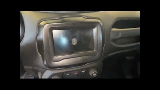 Jeep Renegade Touch Screen / Radio  Removal