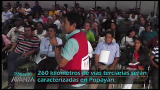 260 kilómetros de vías terciarias serán caracterizadas en Popayán