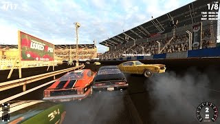 Wreckfest pre-alpha multiplayer - Speedway banger race (oval)