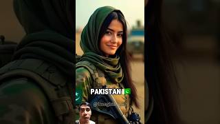 Countries as Women of War | Lady Warriors #army #military #soldiers #warriorlady #shortvideo #shorts