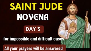 SAINT JUDE NOVENA 2023 | Novena to Saint Jude Day 3 || Patron Saint of hopeless and desperate cases