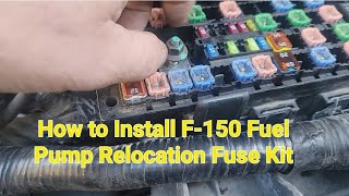 How to F-150 Fuel Pump Relocation Fuse