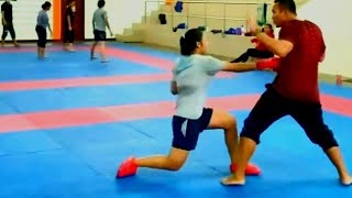 Olympic Karate Counterattack Kumite Techniques and Tactics Training