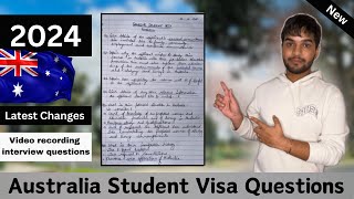 AUSTRALIA GST QUESTIONS (GENUINE STUDENT TEST) | AUSTRALIA STUDENT VISA INTERVIEW QUESTIONS 🇦🇺