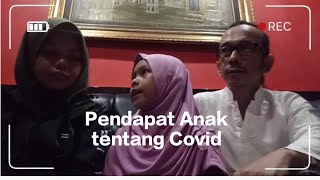 Pendapat anak tentang covid, Child's opinion about covid @warnabangsa8931