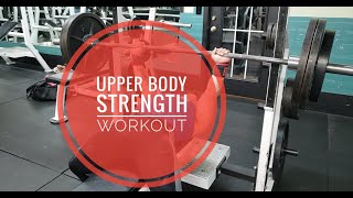 Upper body strength building workout