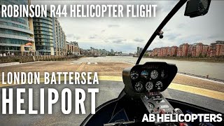 Robinson R44 Helicopter flight to Battersea heliport