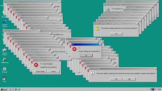 Windows 98  Crazy Error (Polish)