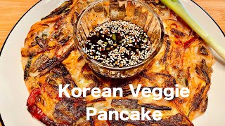 KOREAN VEGGIE PANCAKE | YOU'LL WANT TO EAT THIS EVERYDAY | CHRISPY | SIMPLE & EASY | DELICIOUS